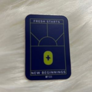 Figs sticker " Fresh starts New Beginning"